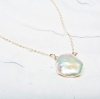 Sonya Renee Mother of Pearl, 14K Gold Plated Necklace