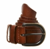 Burton Tan Leather 'D' Buckle Belt