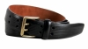 Cole Haan Black Etched Leather 'Varick' Belt 