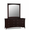 Lifestyle Solutions 234 Series 6 Drawer Double Dresser and Mirror 