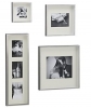 Crate & Barrel Brushed Silver Wall Frames